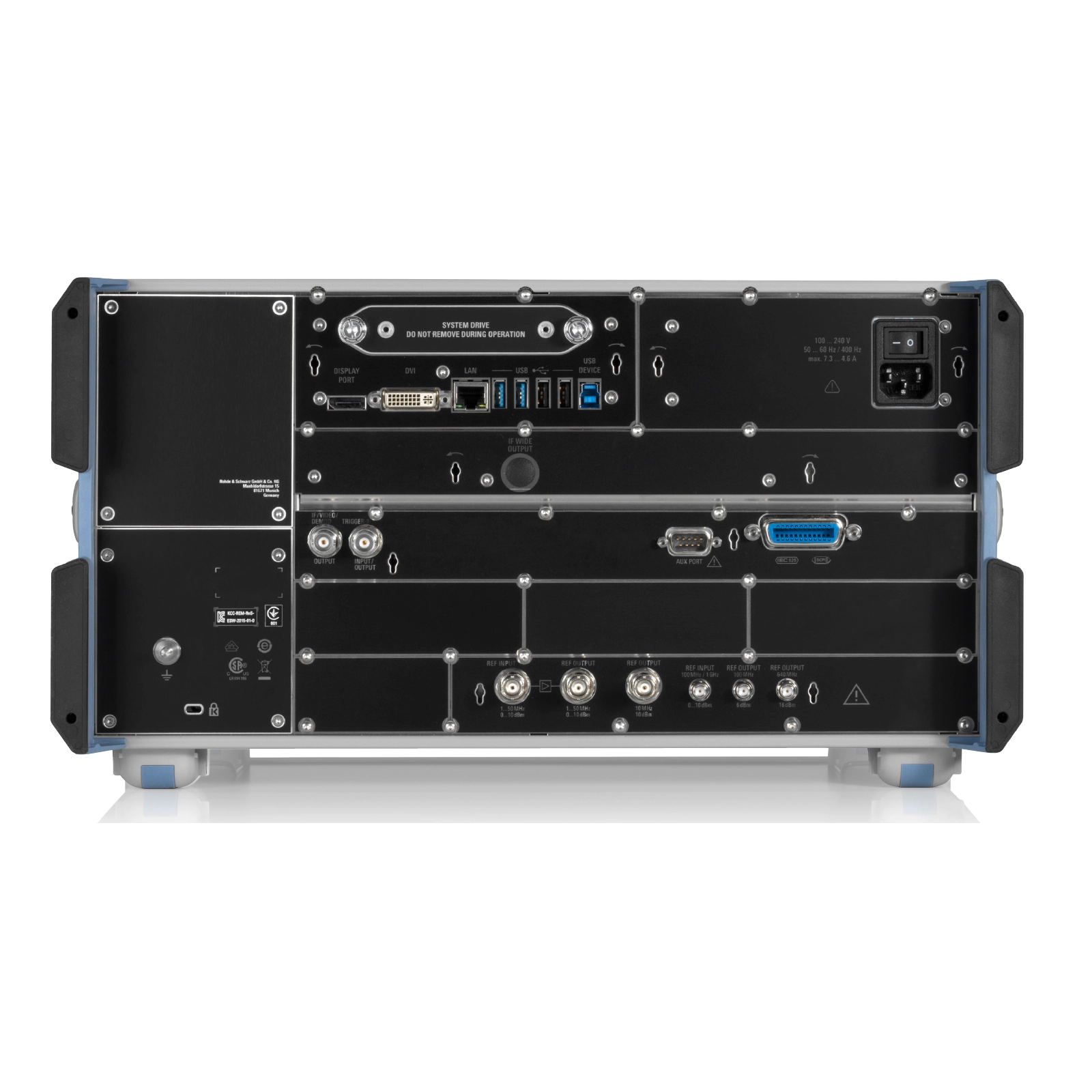 Фото Измерительный приемник ESW44 Rohde&Schwarz вид сзади